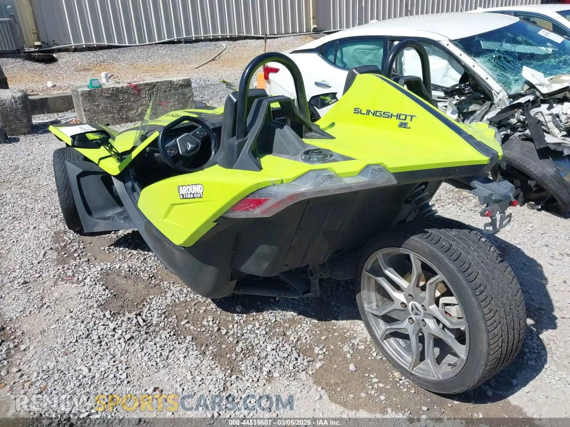 3 fotografías del automóvil dañado 57XAAPHD8P8158865 POLARIS SLINGSHOT 2023