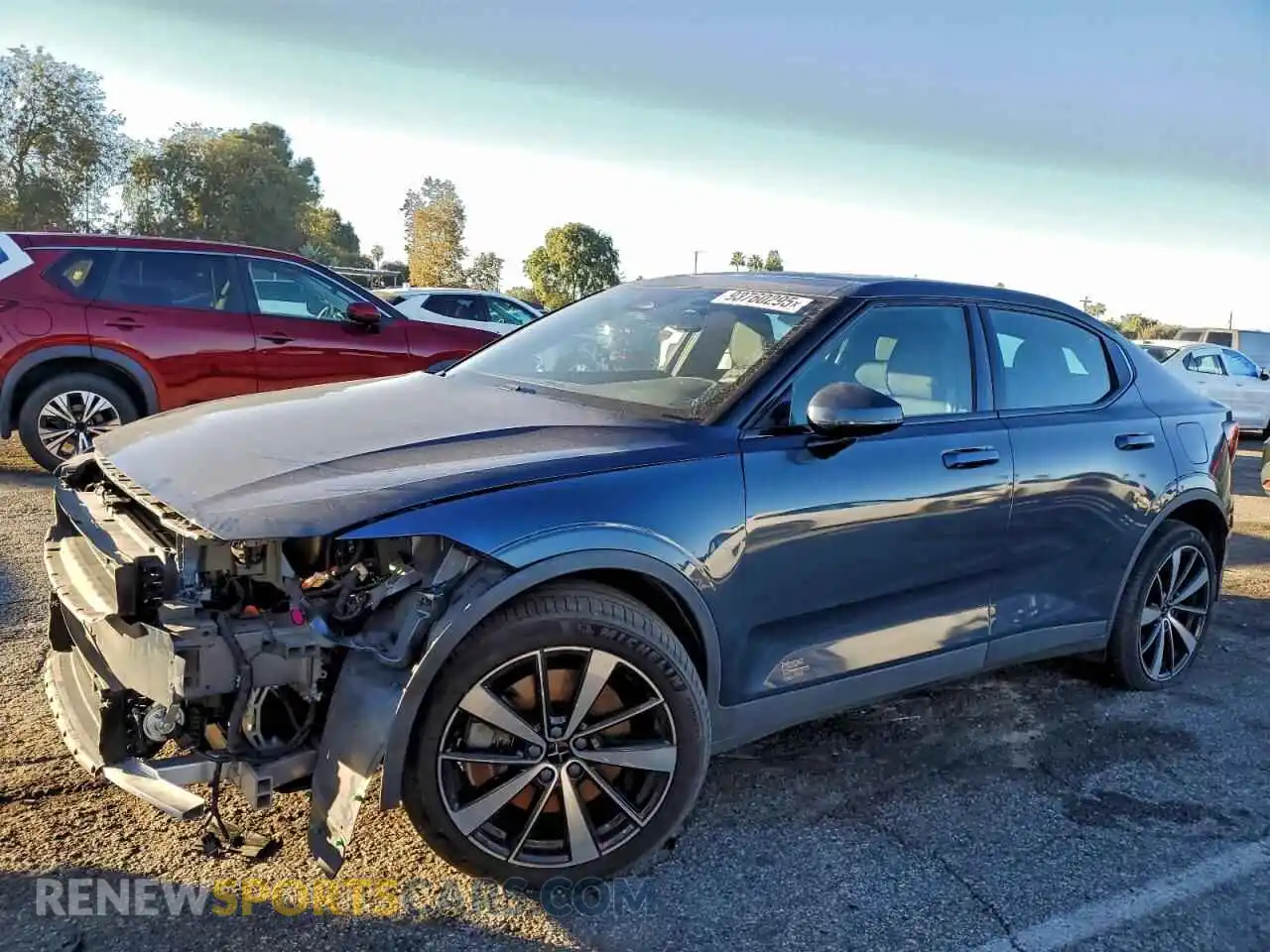 1 Photograph of a damaged car LPSED3KA2ML006235 POLESTAR 2 2021