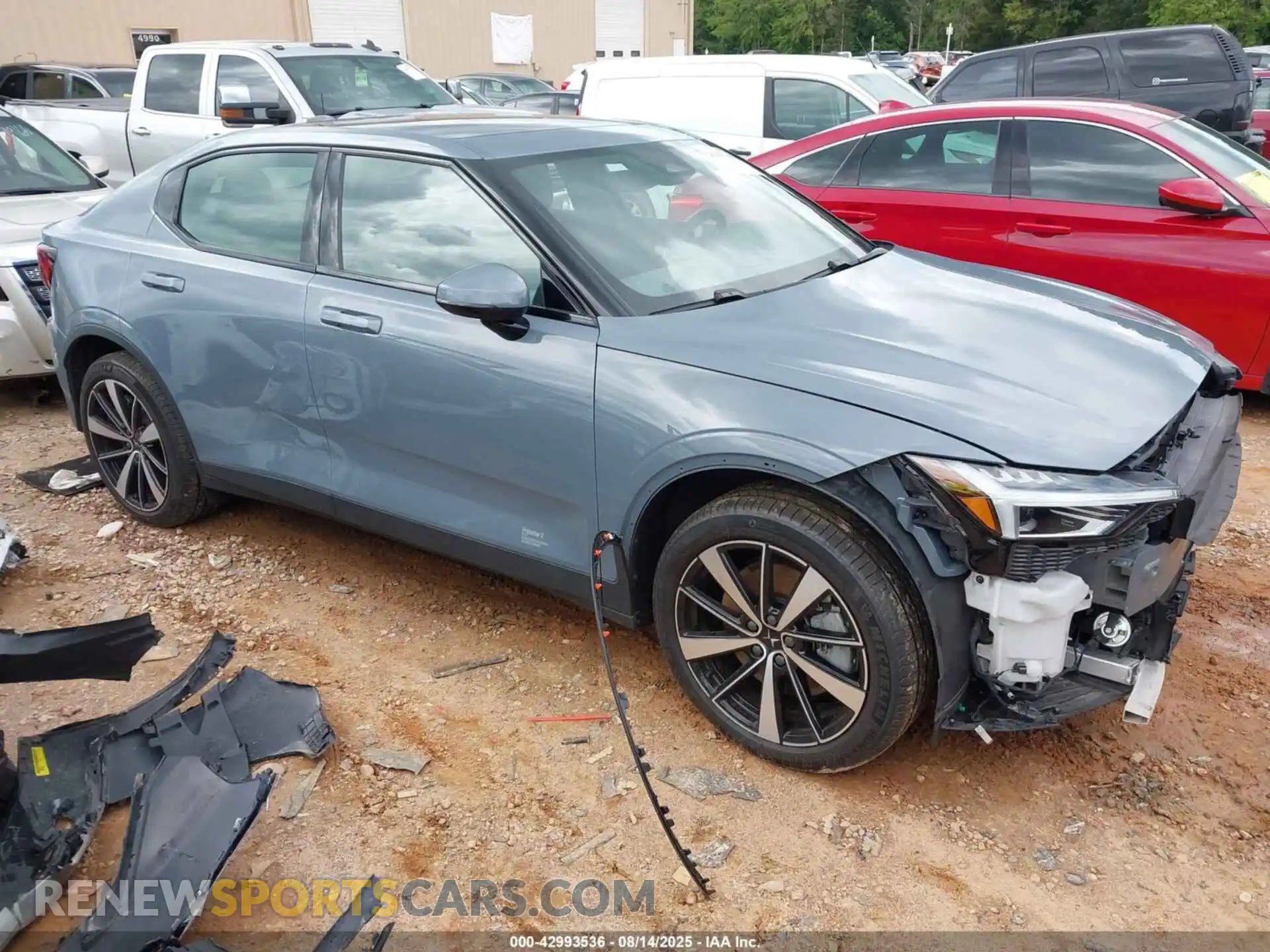 1 Photograph of a damaged car LPSED3KA2ML016327 POLESTAR 2 2021