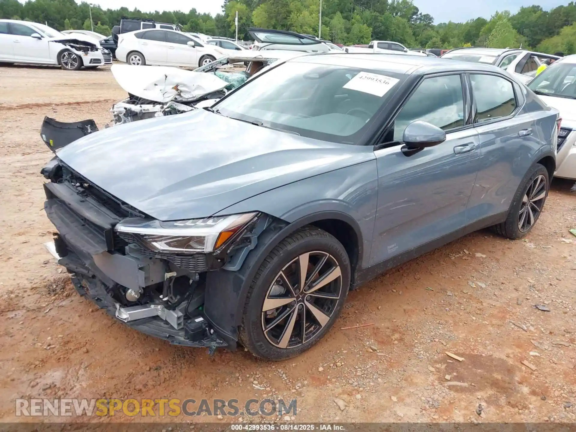 2 Photograph of a damaged car LPSED3KA2ML016327 POLESTAR 2 2021