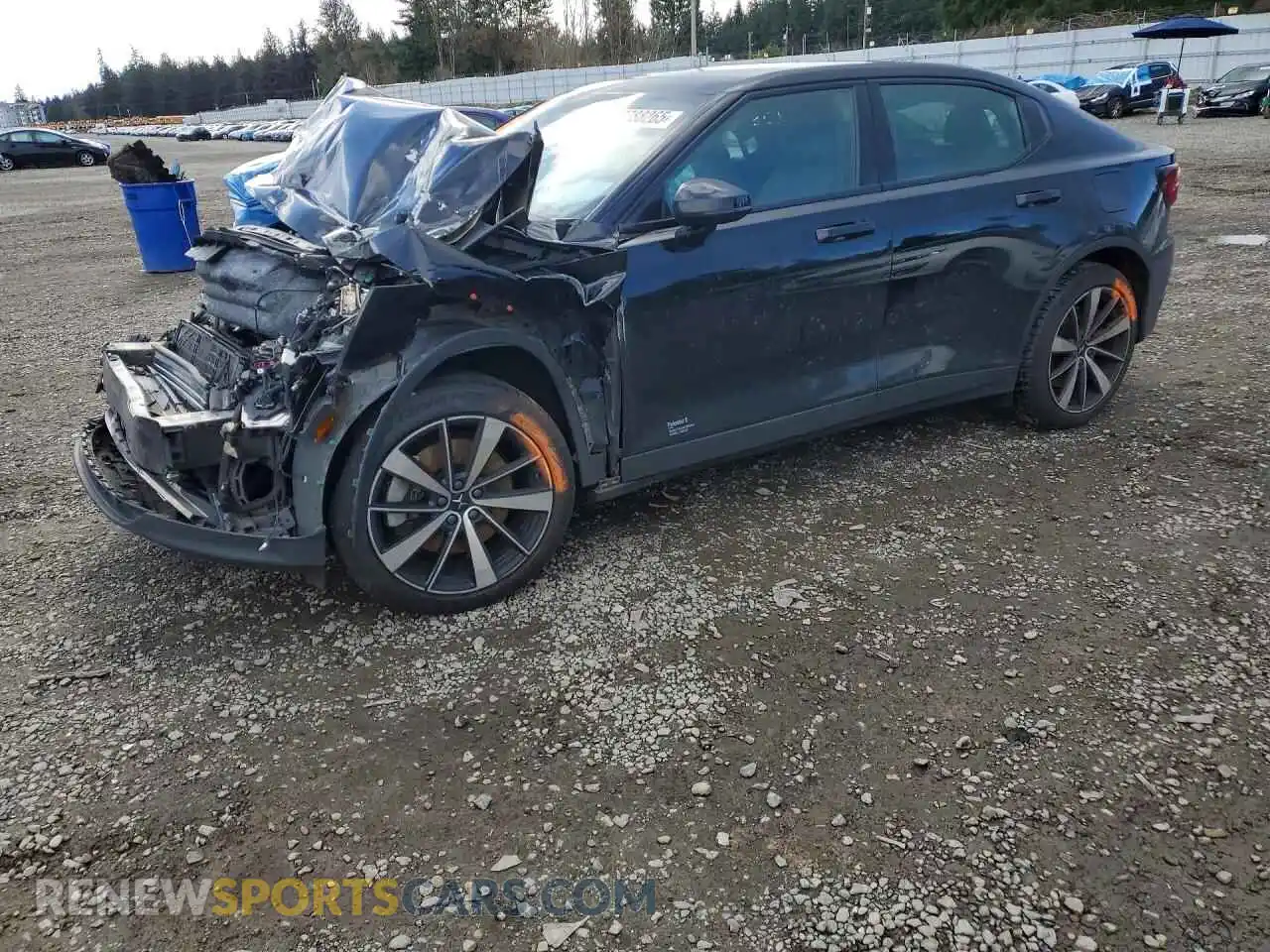 1 Photograph of a damaged car LPSED3KA3ML011332 POLESTAR 2 2021