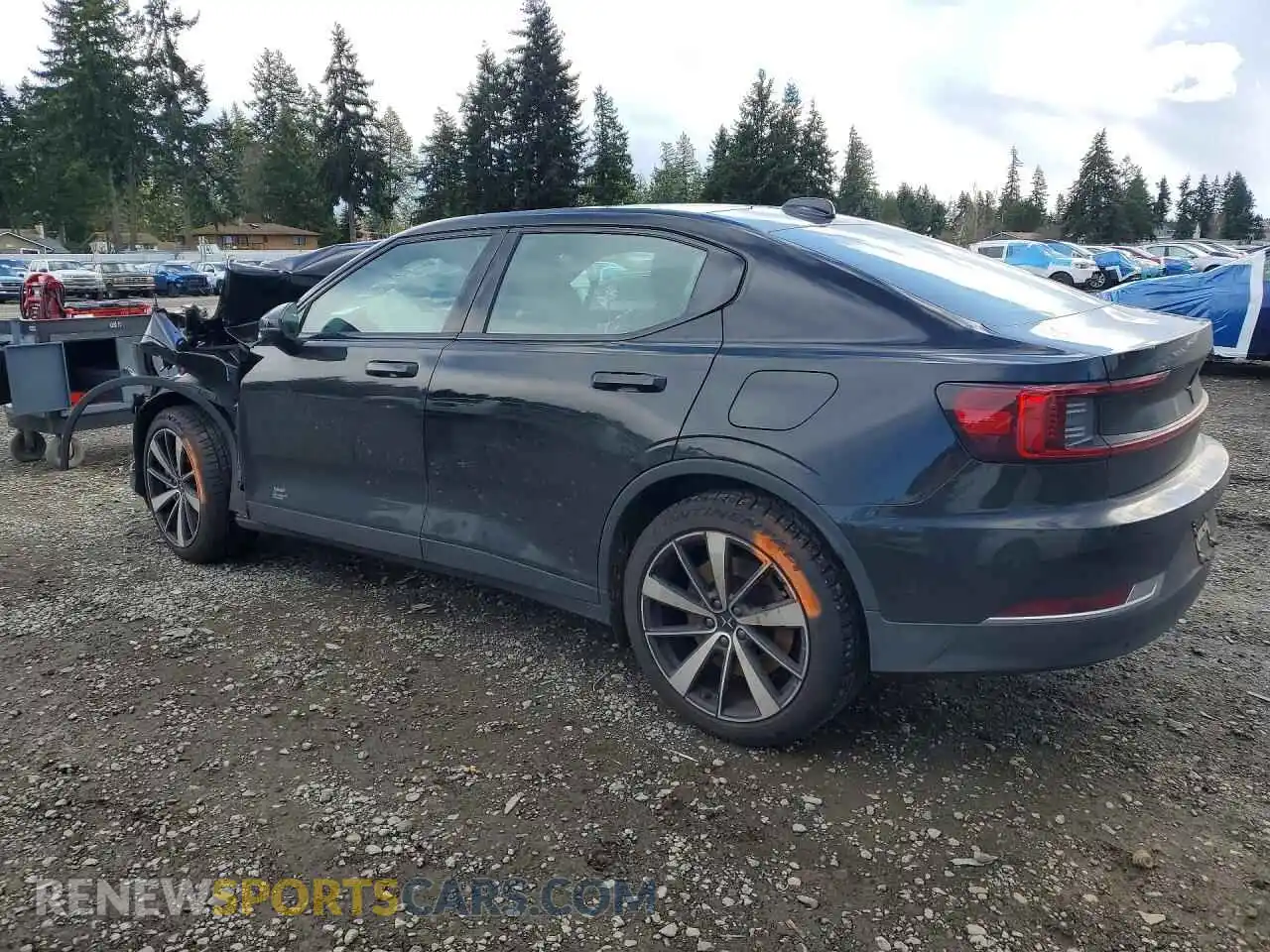 2 Photograph of a damaged car LPSED3KA3ML011332 POLESTAR 2 2021