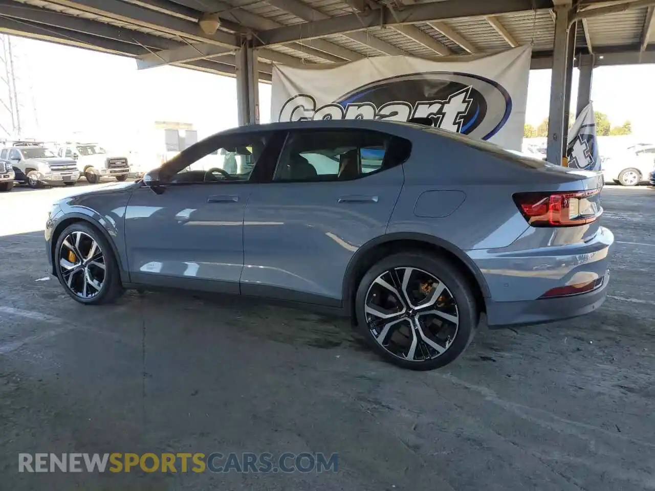 2 Photograph of a damaged car LPSED3KA5ML009615 POLESTAR 2 2021