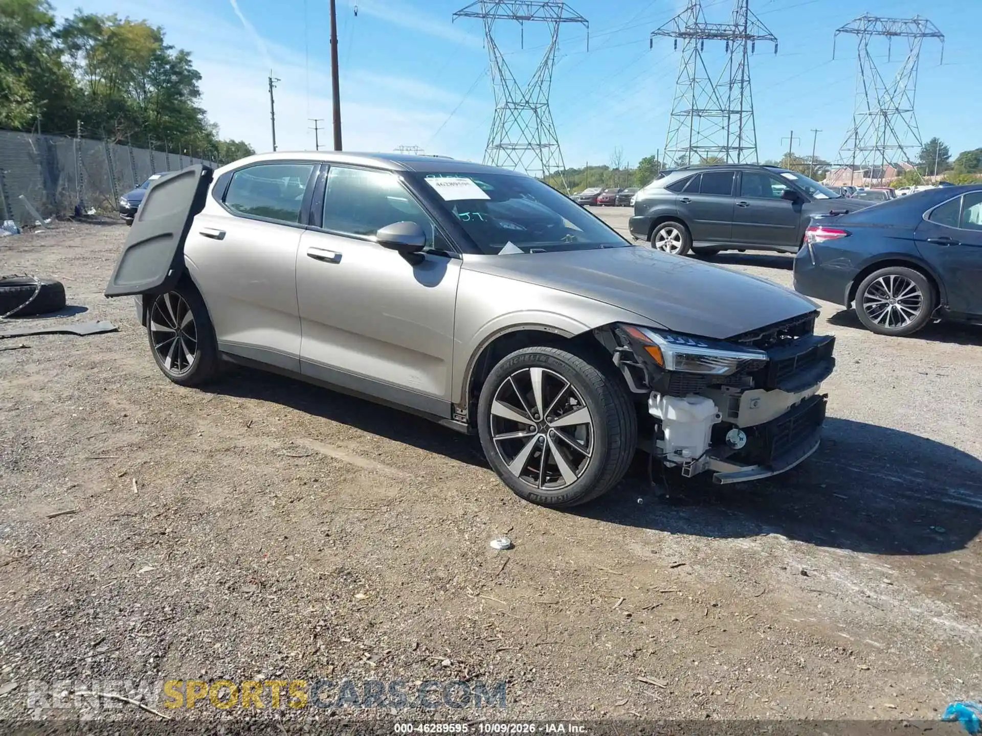 1 Photograph of a damaged car LPSED3KA9ML008371 POLESTAR 2 2021