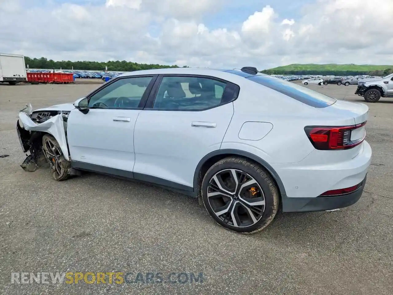 2 fotografías del automóvil dañado LPSED3KA0NL053605 POLESTAR 2 2022