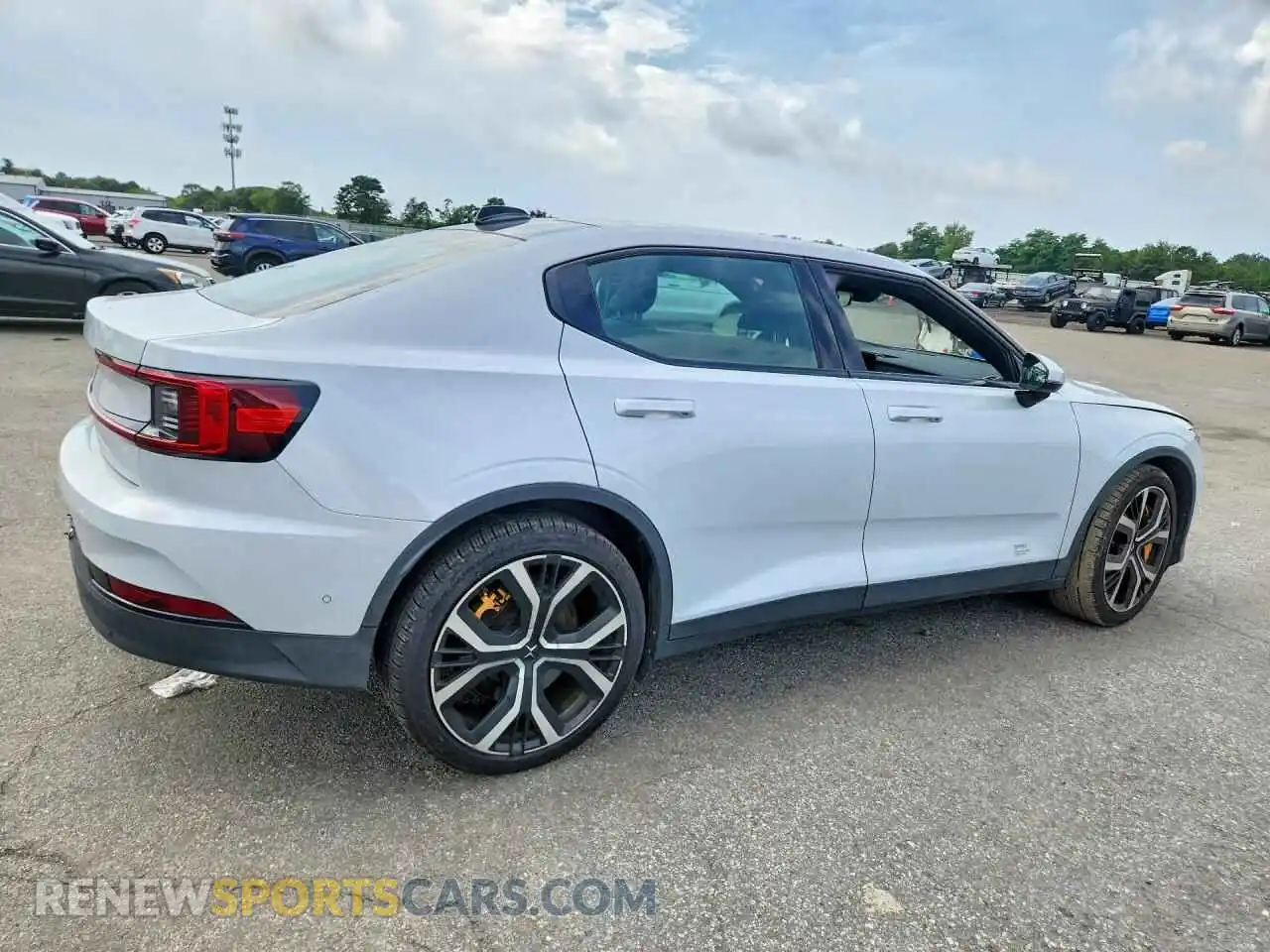 3 fotografías del automóvil dañado LPSED3KA0NL053605 POLESTAR 2 2022