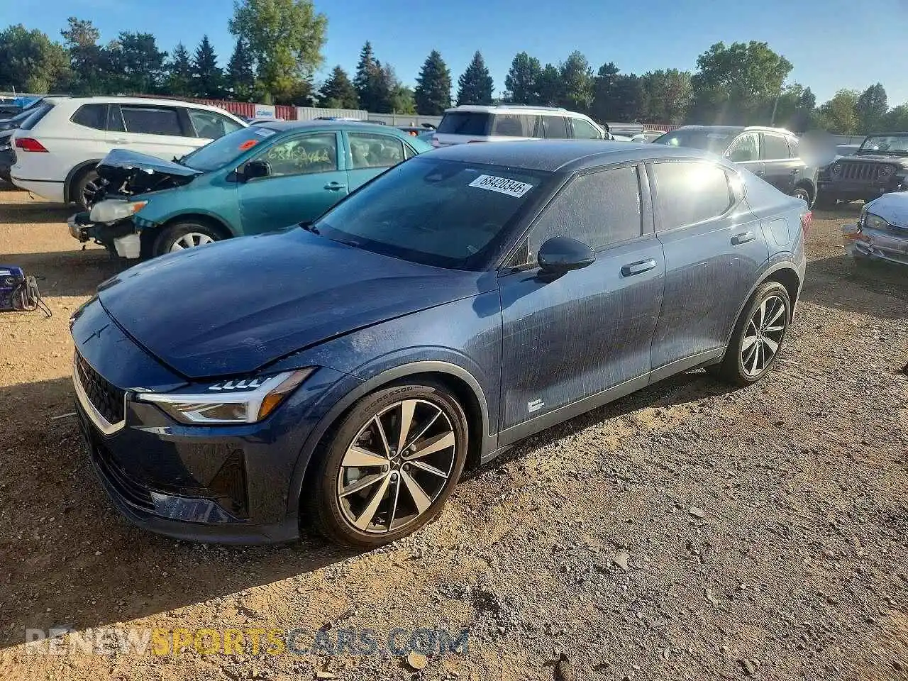 1 Photograph of a damaged car LPSED3KA0NL077340 POLESTAR 2 2022