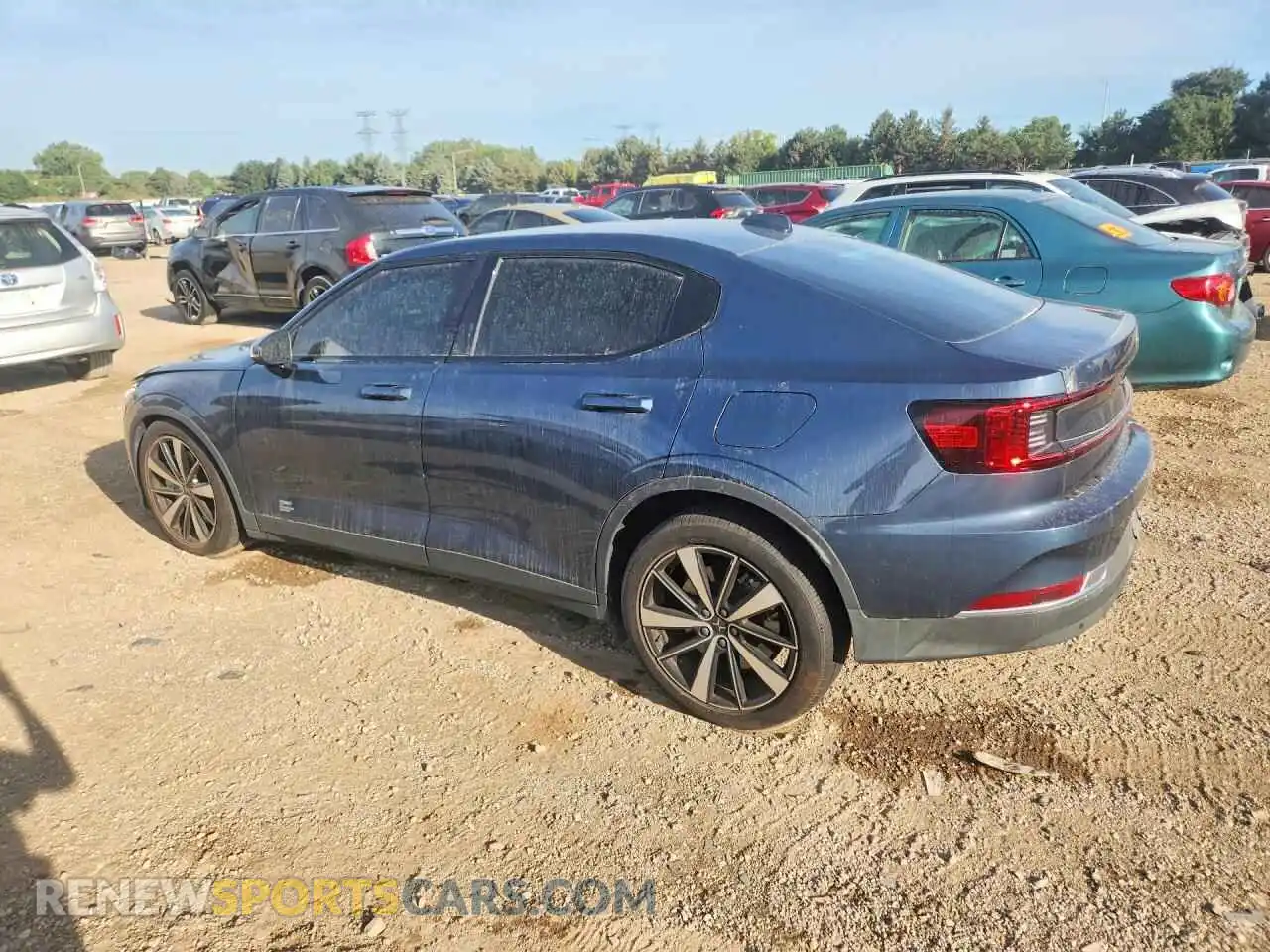 2 Photograph of a damaged car LPSED3KA0NL077340 POLESTAR 2 2022