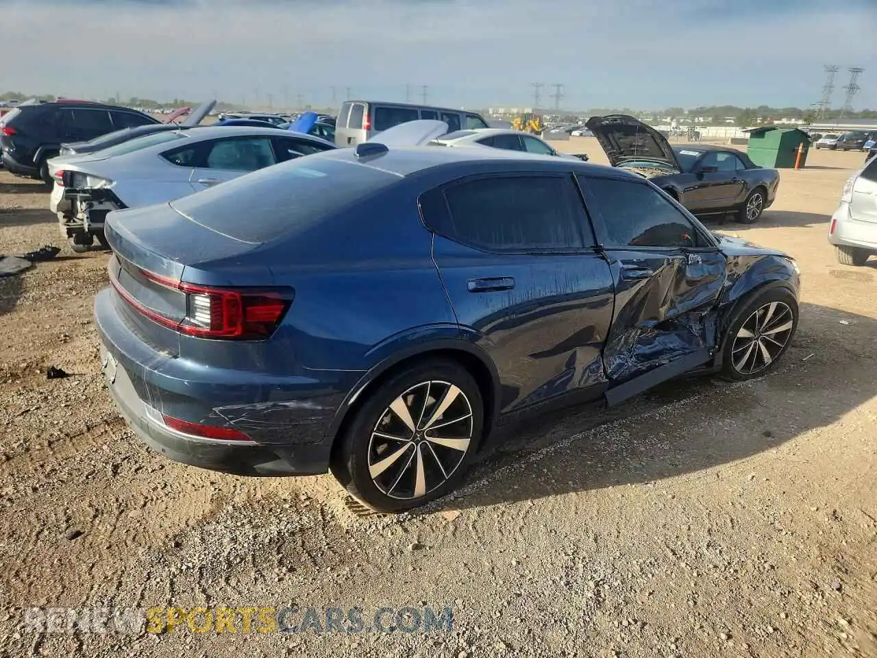 3 Photograph of a damaged car LPSED3KA0NL077340 POLESTAR 2 2022