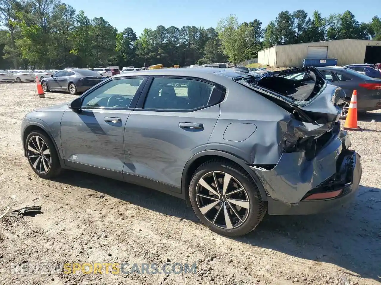 2 Photograph of a damaged car LPSED3KA5NL052286 POLESTAR 2 2022