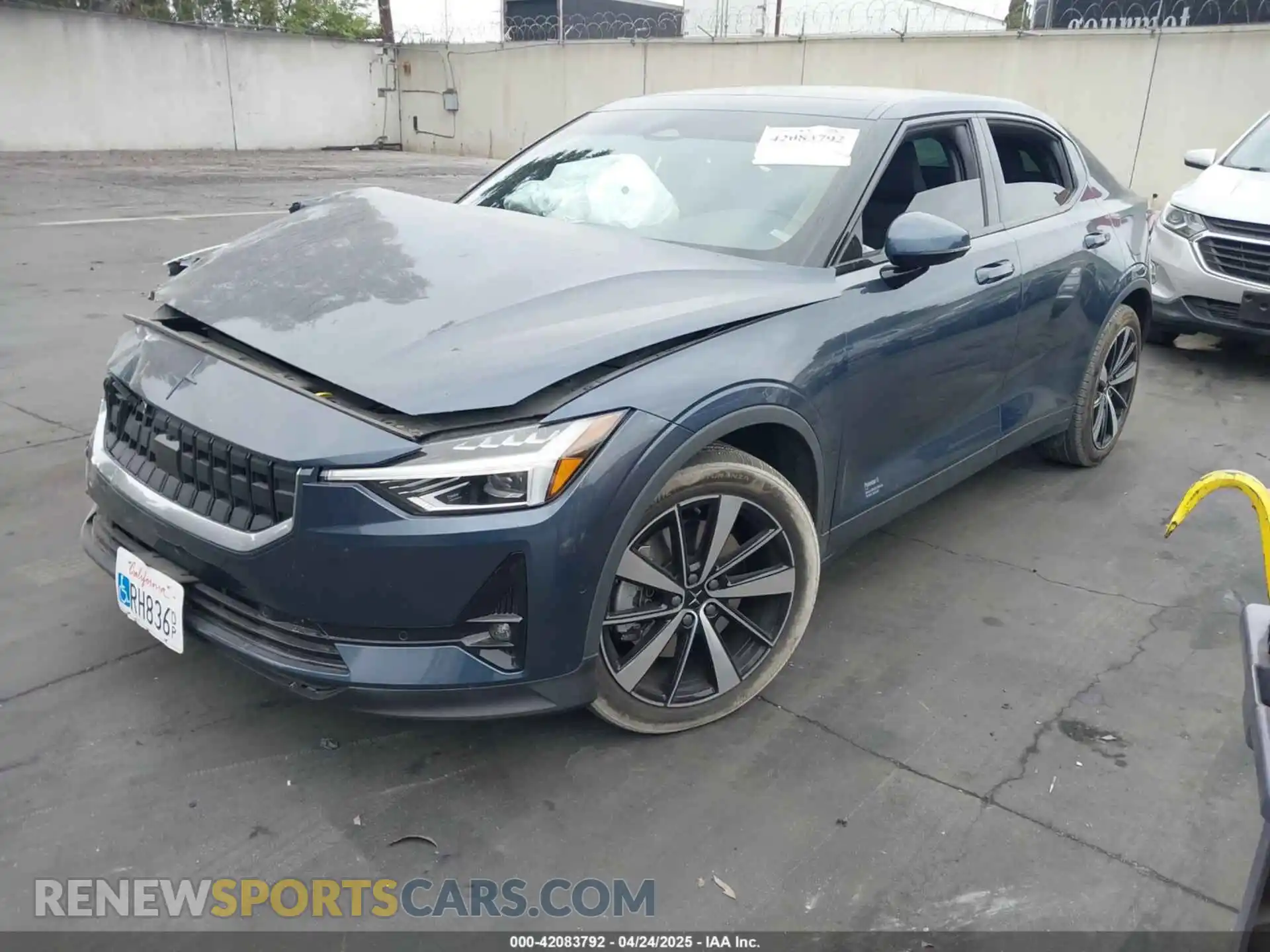 2 Фотография поврежденного автомобиля LPSED3KA5NL077236 POLESTAR 2 2022
