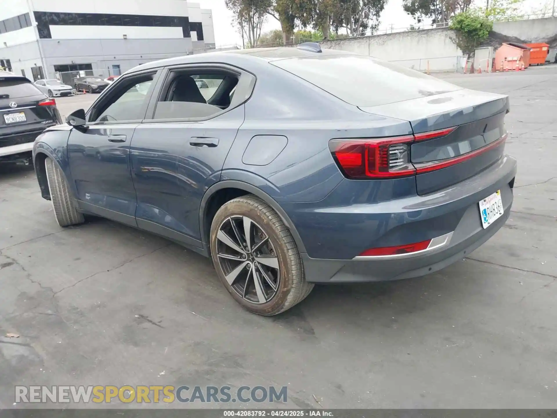 3 Фотография поврежденного автомобиля LPSED3KA5NL077236 POLESTAR 2 2022