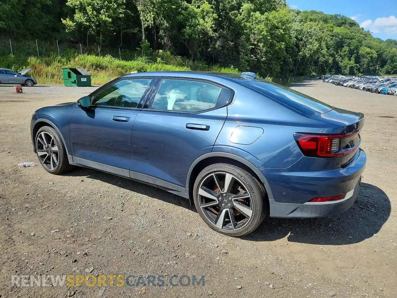 2 fotografías del automóvil dañado LPSED3KA6NL057531 POLESTAR 2 2022