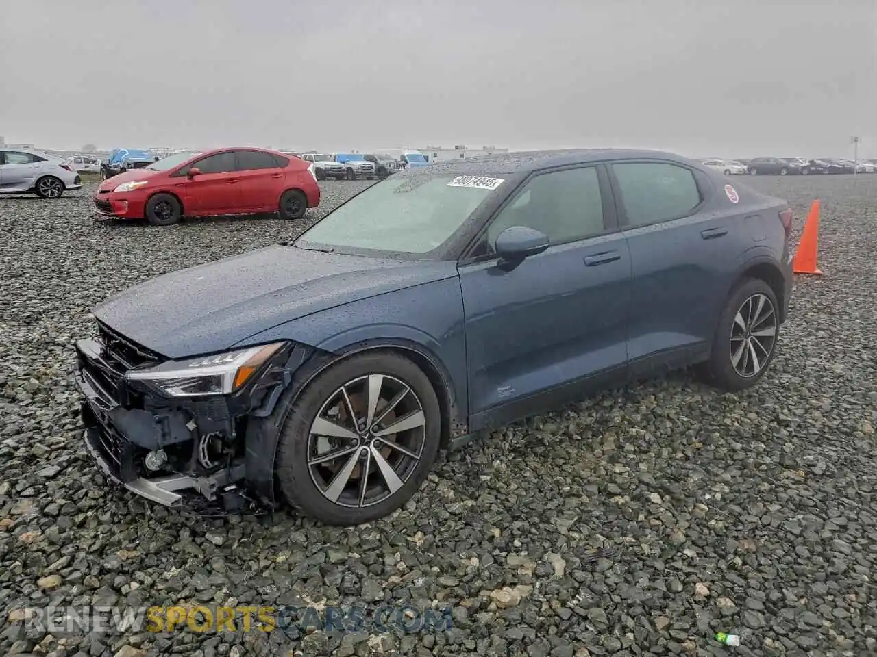 1 Photograph of a damaged car LPSED3KA8NL073455 POLESTAR 2 2022