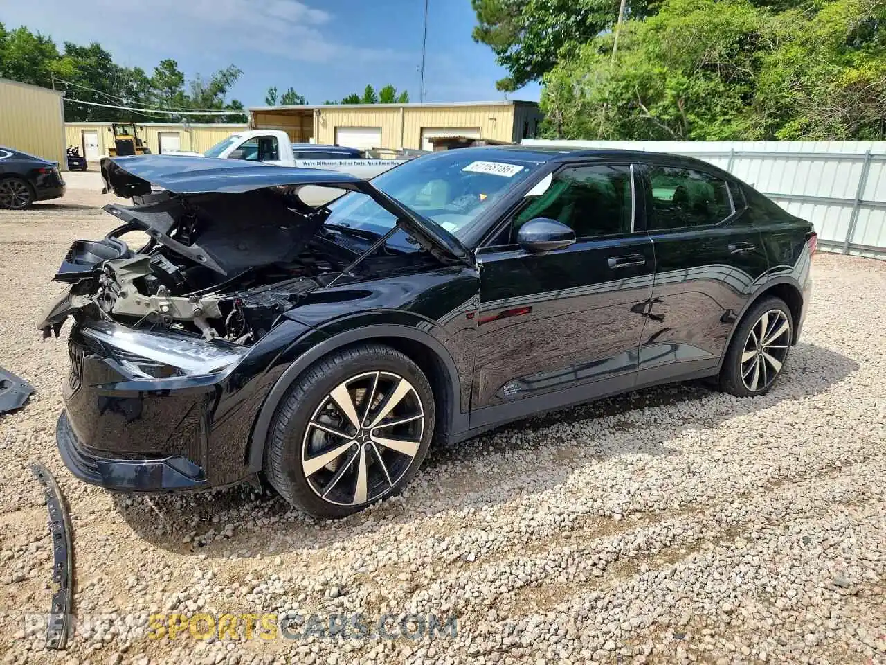1 Photograph of a damaged car LPSED3KAXNL058505 POLESTAR 2 2022