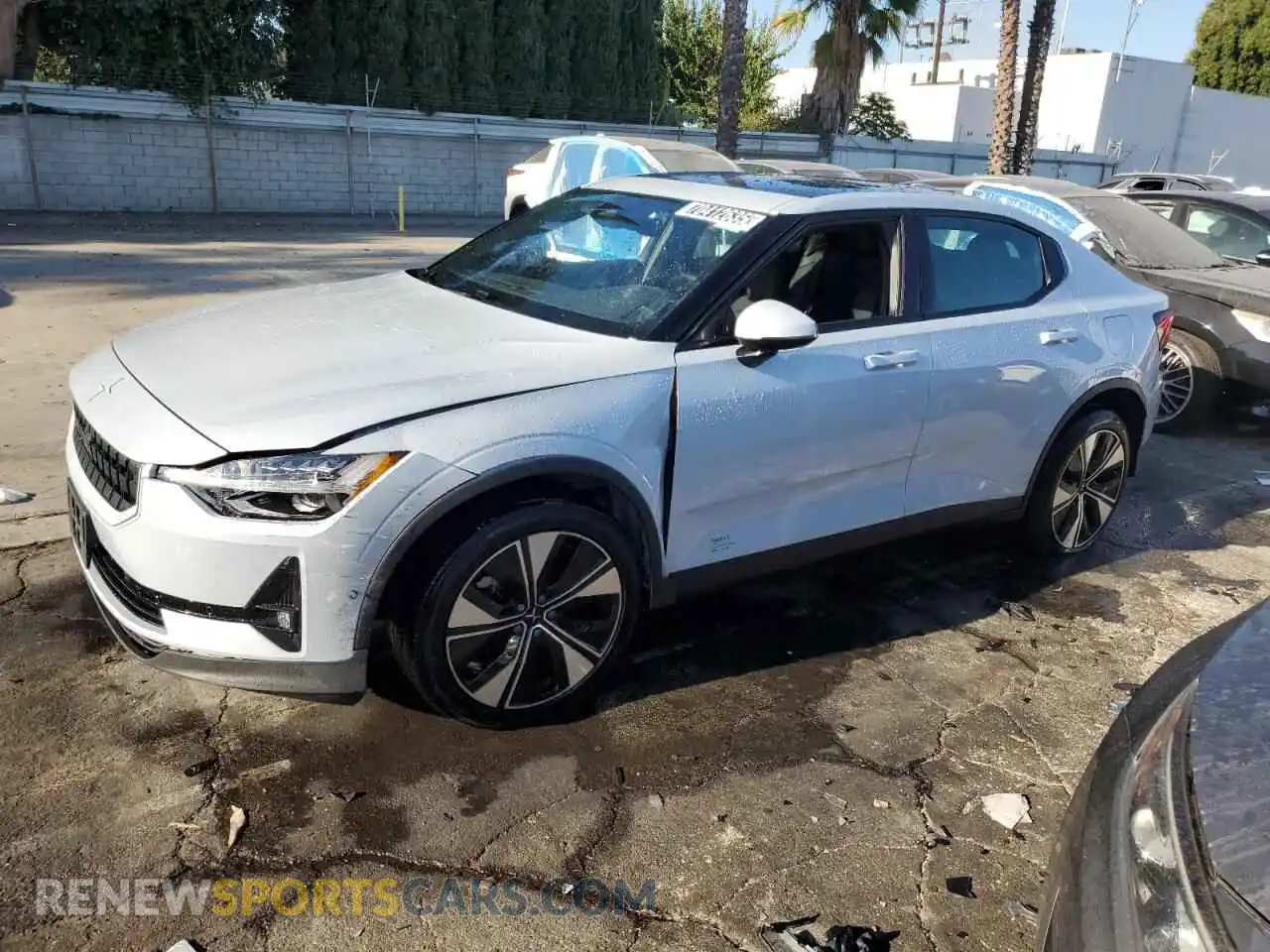 1 fotografías del automóvil dañado YSMED3KA0PL142119 POLESTAR 2 2023