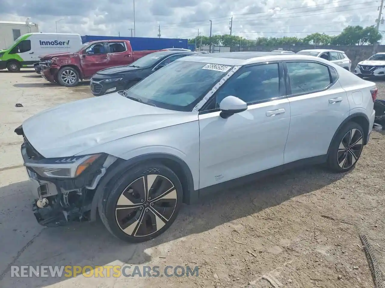 1 fotografías del automóvil dañado YSMED3KA1PL128634 POLESTAR 2 2023