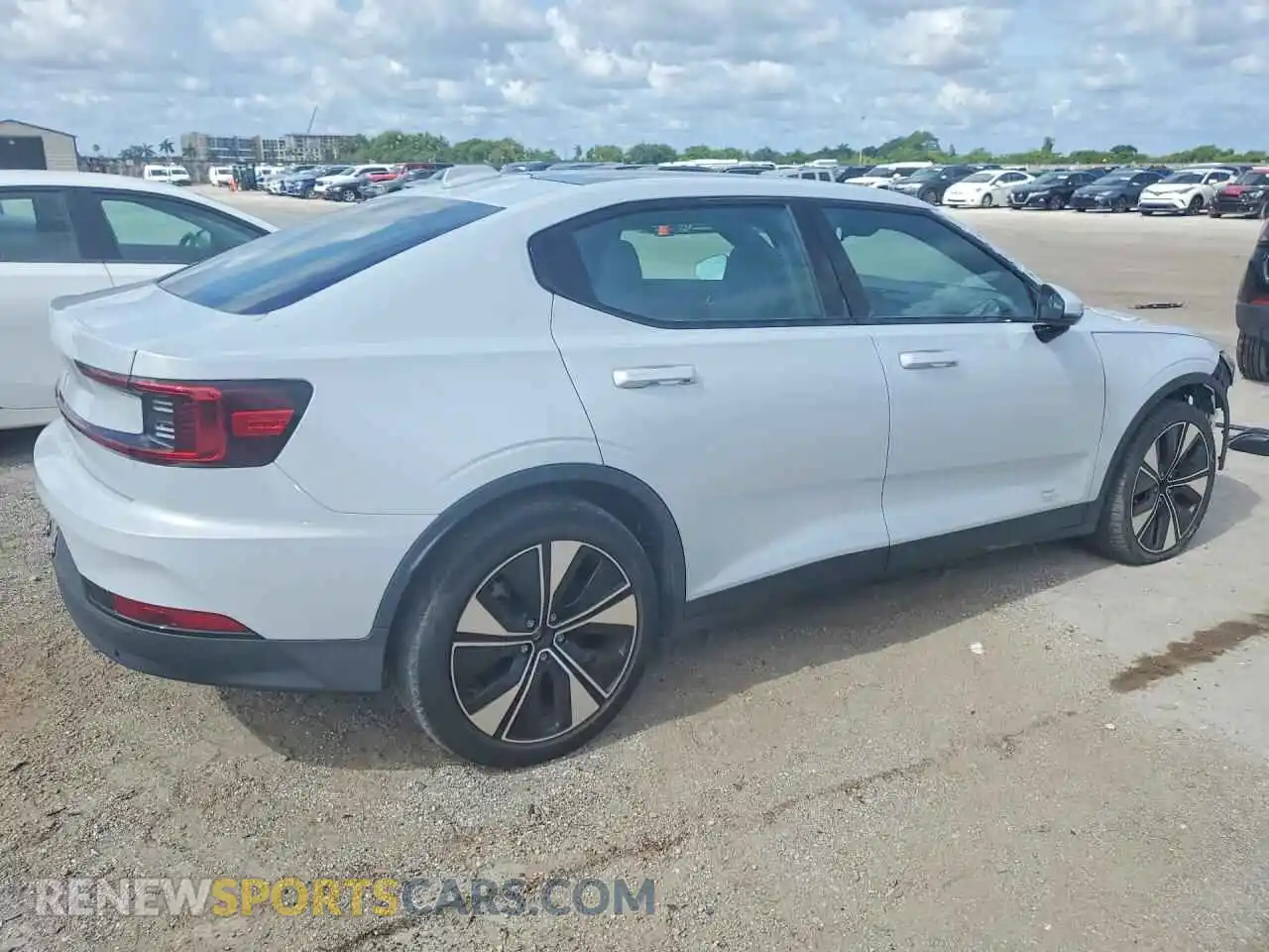 3 fotografías del automóvil dañado YSMED3KA1PL128634 POLESTAR 2 2023