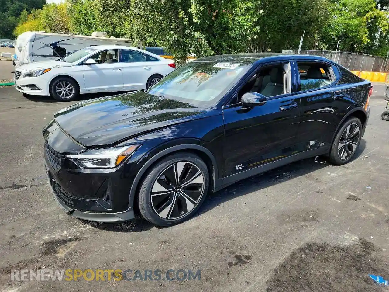 1 Photograph of a damaged car YSMED3KA2PL130800 POLESTAR 2 2023