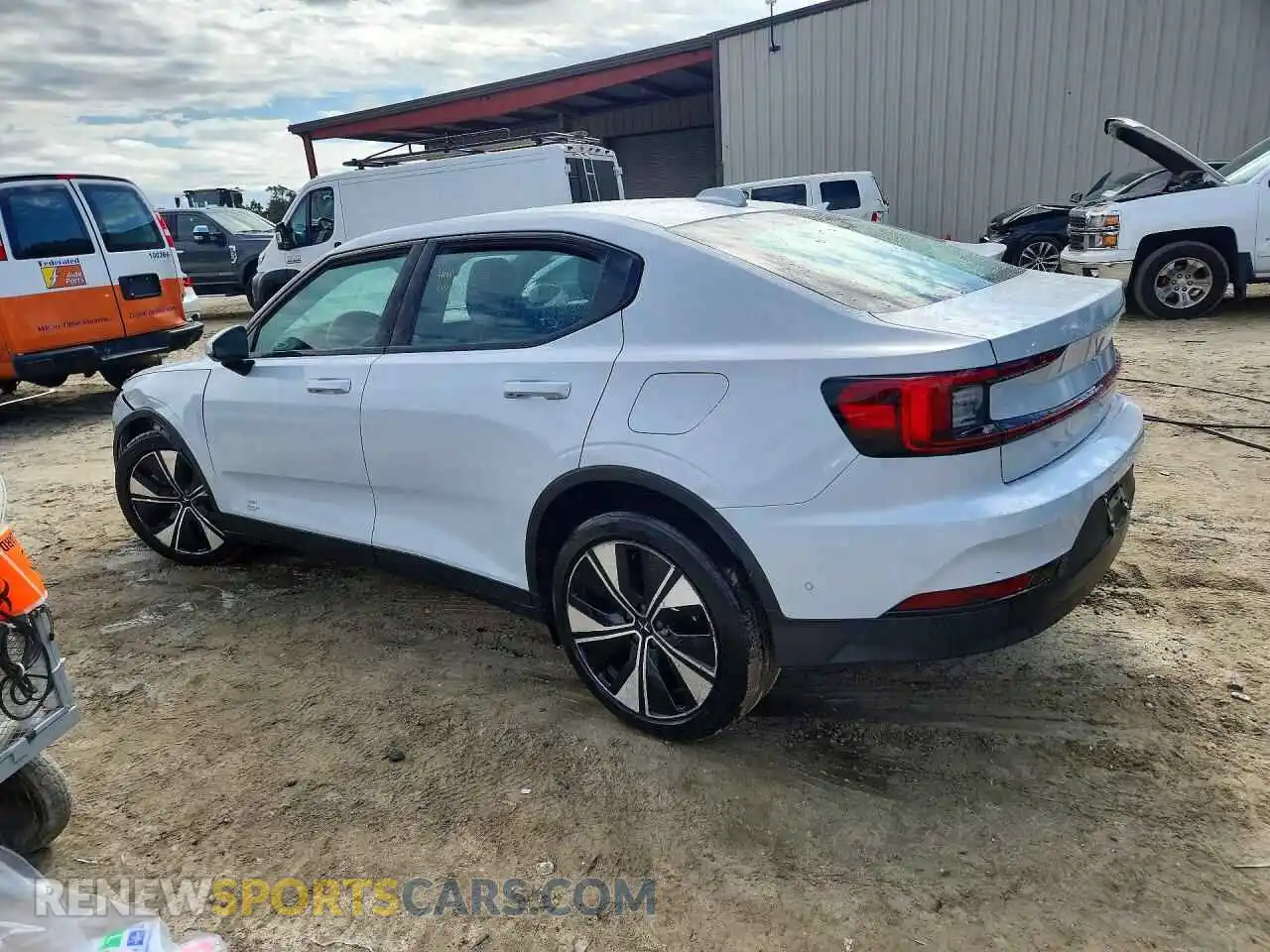 2 fotografías del automóvil dañado YSMED3KA3PL159660 POLESTAR 2 2023