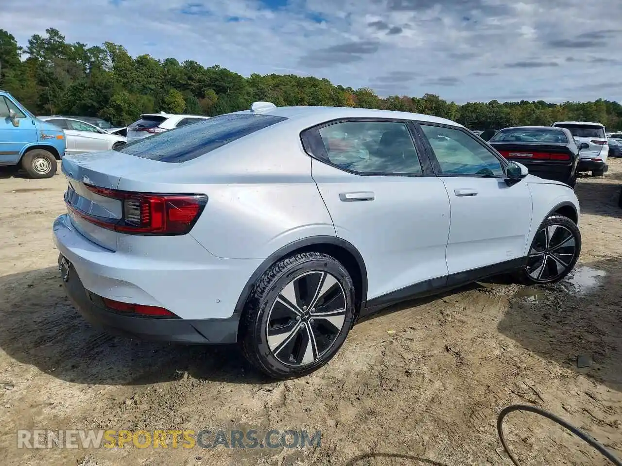 3 fotografías del automóvil dañado YSMED3KA3PL159660 POLESTAR 2 2023