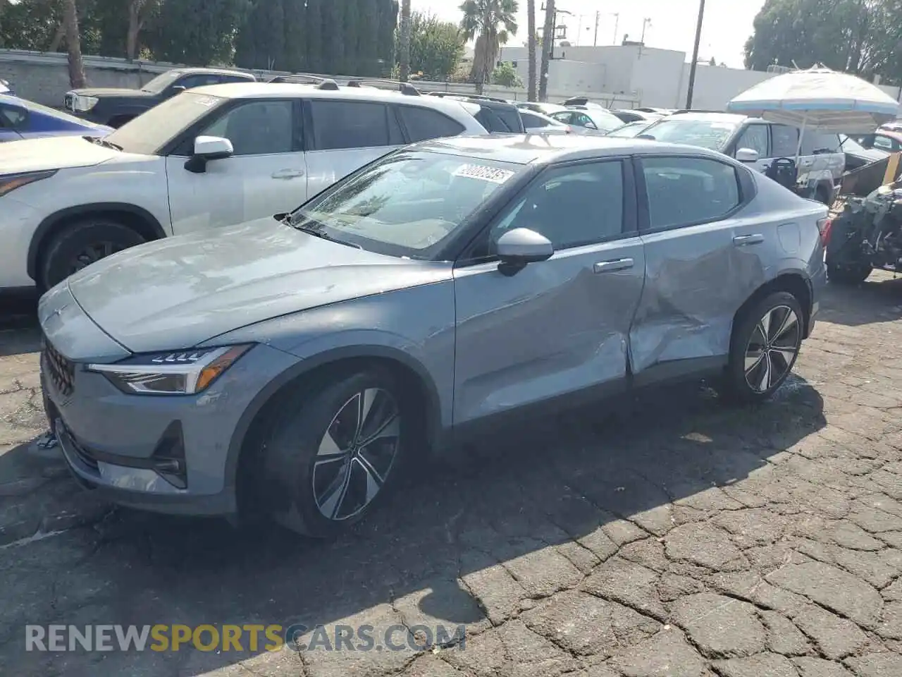 1 Photograph of a damaged car YSMED3KA4PL138879 POLESTAR 2 2023