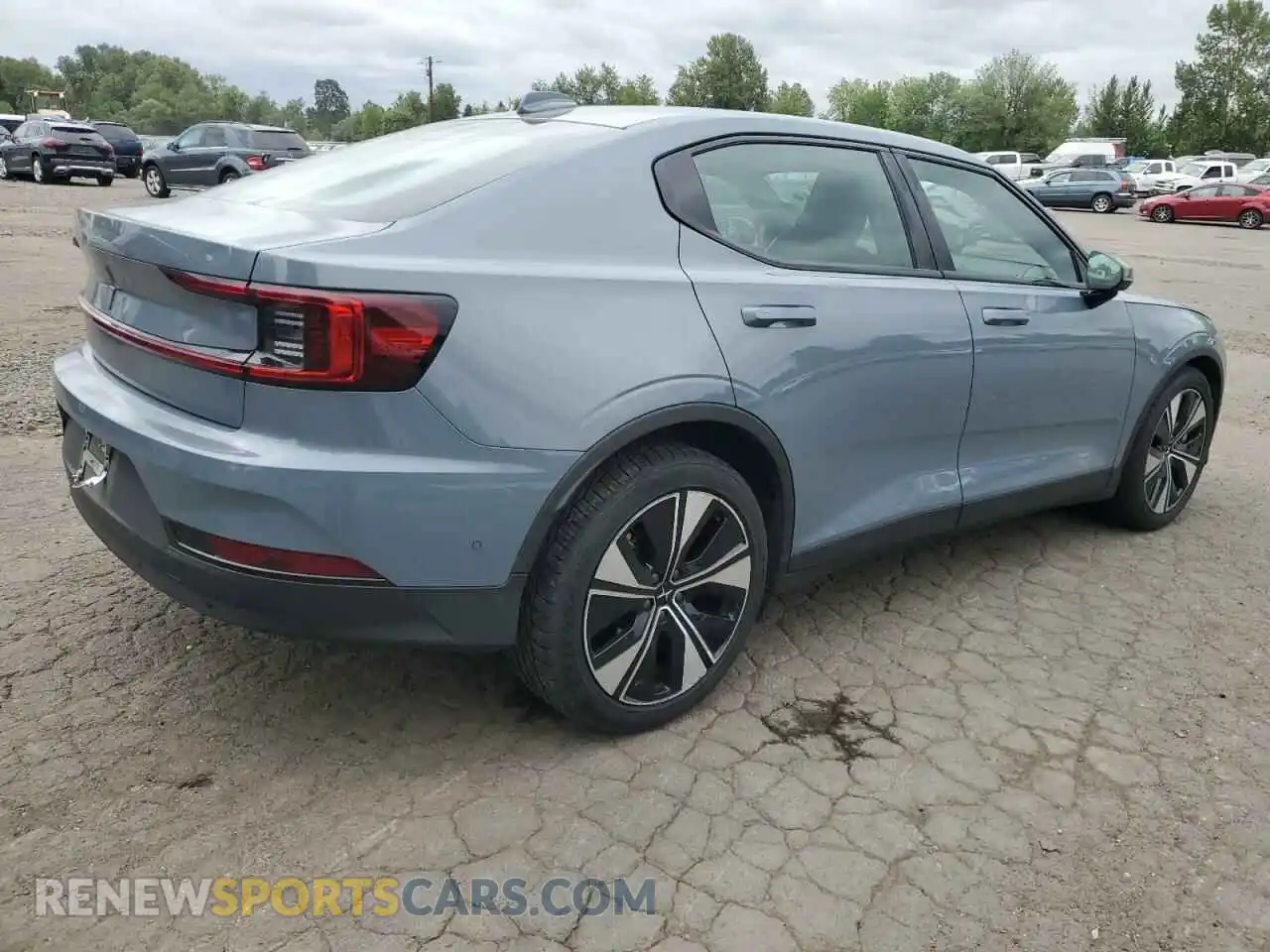 3 fotografías del automóvil dañado YSMED3KA5PL128409 POLESTAR 2 2023