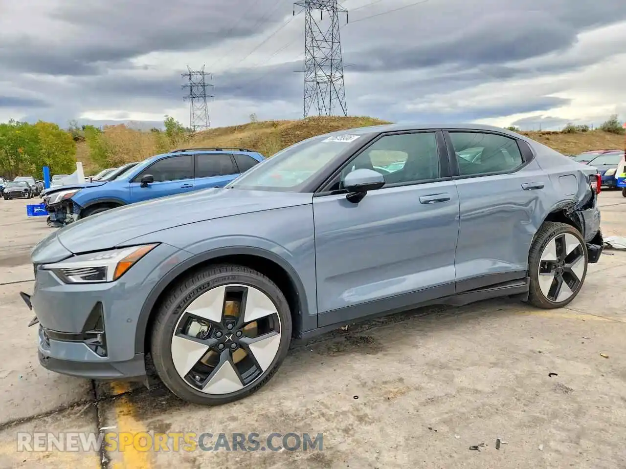 1 Photograph of a damaged car YSMED3KA6PL115829 POLESTAR 2 2023