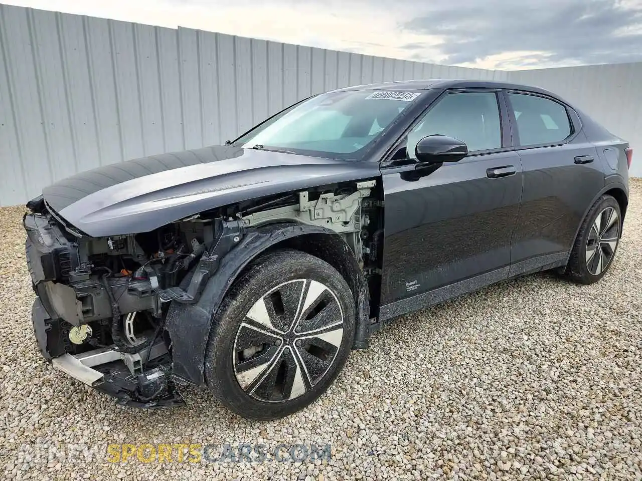 1 Photograph of a damaged car YSMED3KA6PL126278 POLESTAR 2 2023