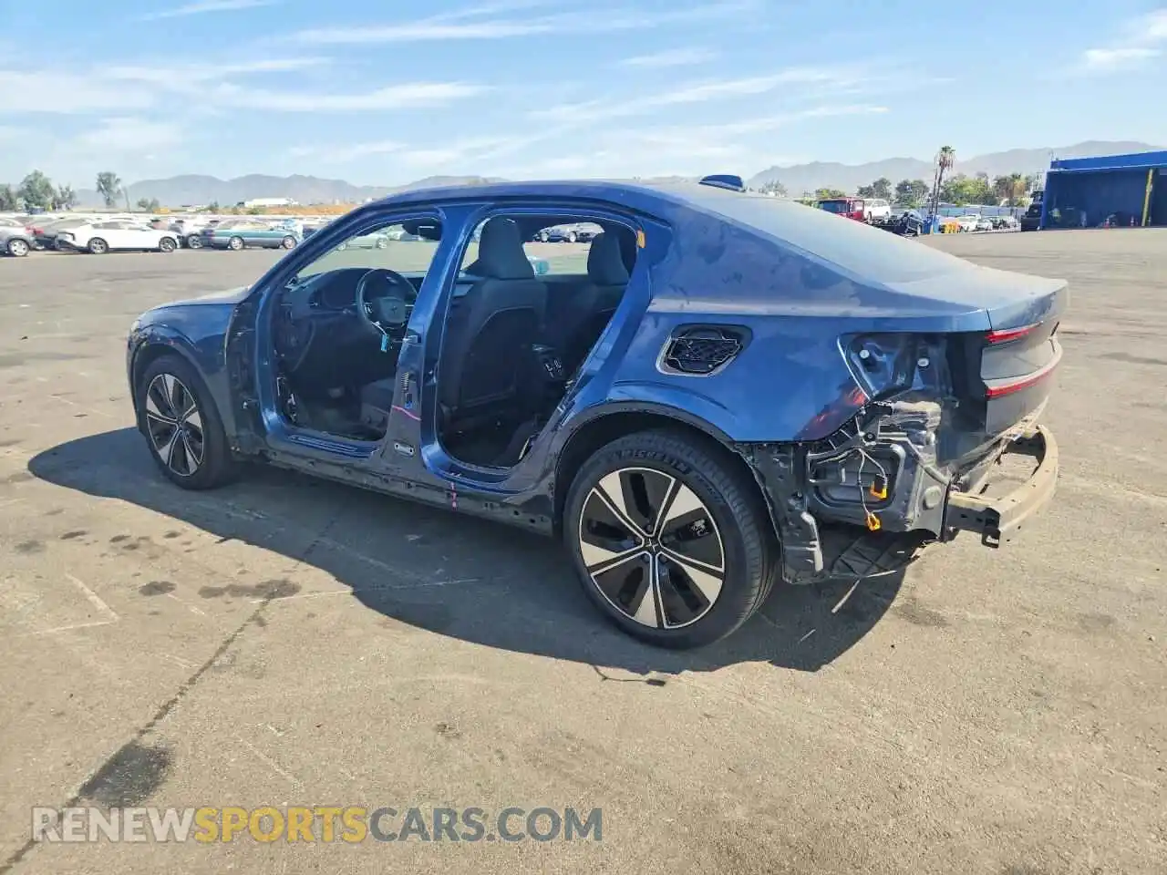 2 fotografías del automóvil dañado YSMED3KA7PL120862 POLESTAR 2 2023