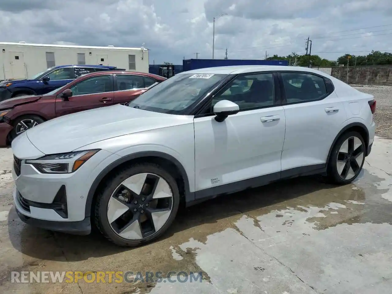 1 Photograph of a damaged car YSMED3KA8PL133295 POLESTAR 2 2023