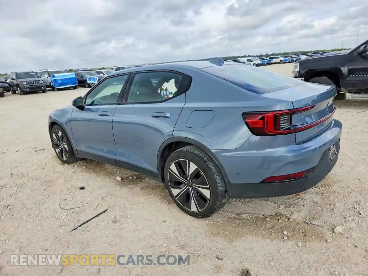 2 fotografías del automóvil dañado YSMED3KA8PL146564 POLESTAR 2 2023