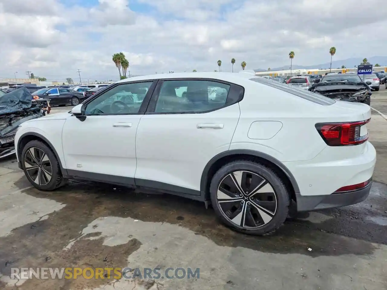 2 fotografías del automóvil dañado YSMED3KA9PL144645 POLESTAR 2 2023