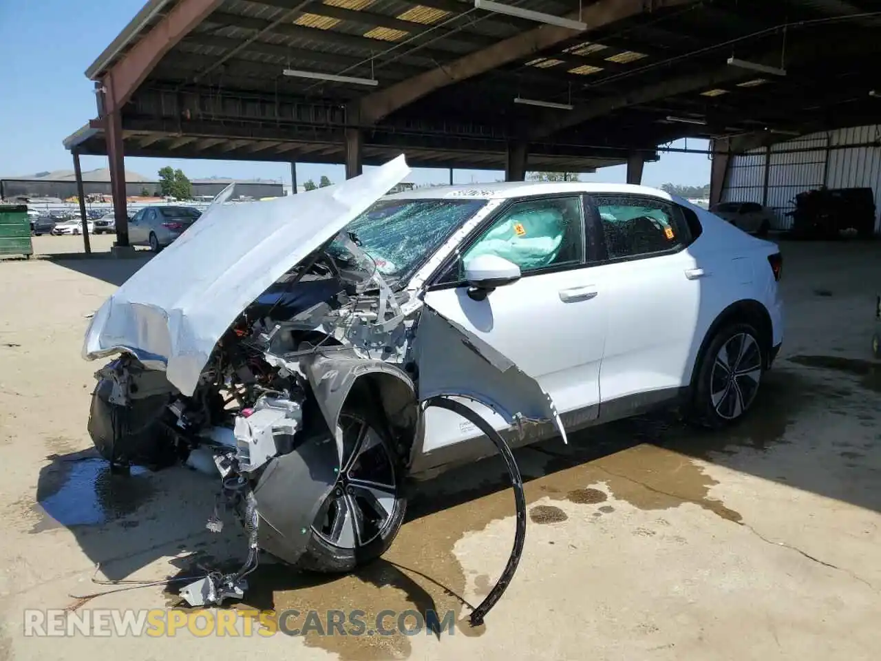 1 Photograph of a damaged car YSMED3KA9PL146900 POLESTAR 2 2023