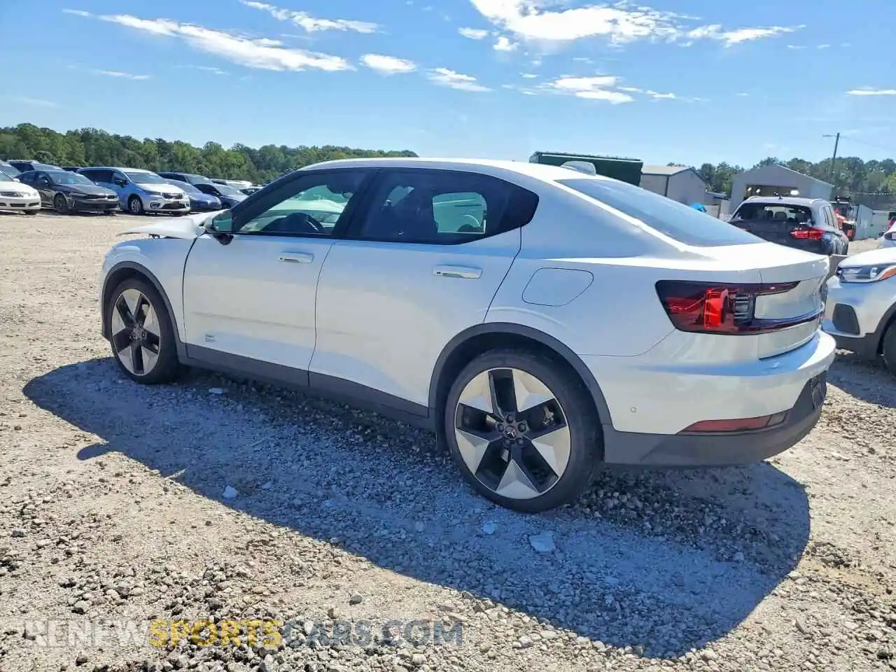 2 fotografías del automóvil dañado YSMED3KAXPL131757 POLESTAR 2 2023