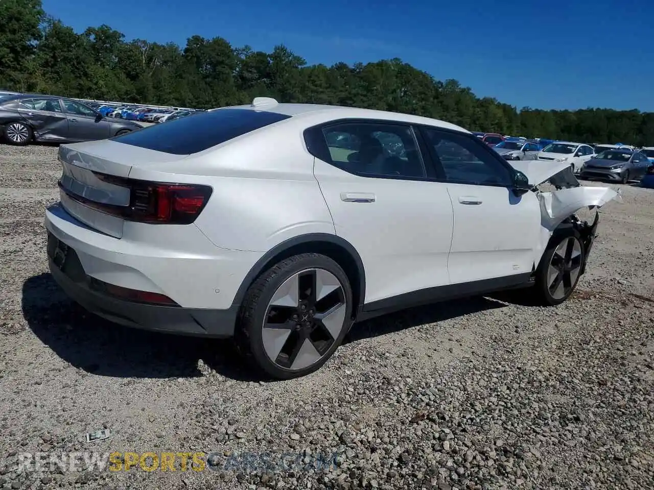 3 fotografías del automóvil dañado YSMED3KAXPL131757 POLESTAR 2 2023