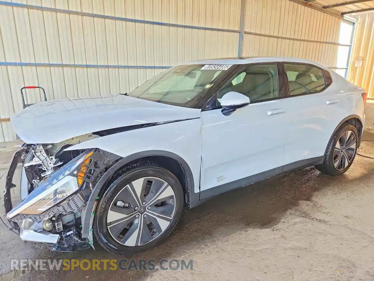 1 Photograph of a damaged car YSMED3KAXPL145349 POLESTAR 2 2023