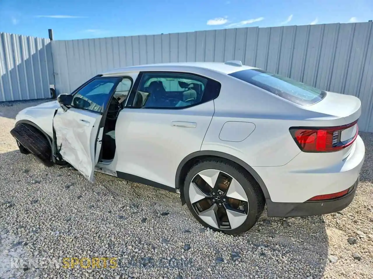 2 Photograph of a damaged car YSMEG3KA0PL123562 POLESTAR 2 2023