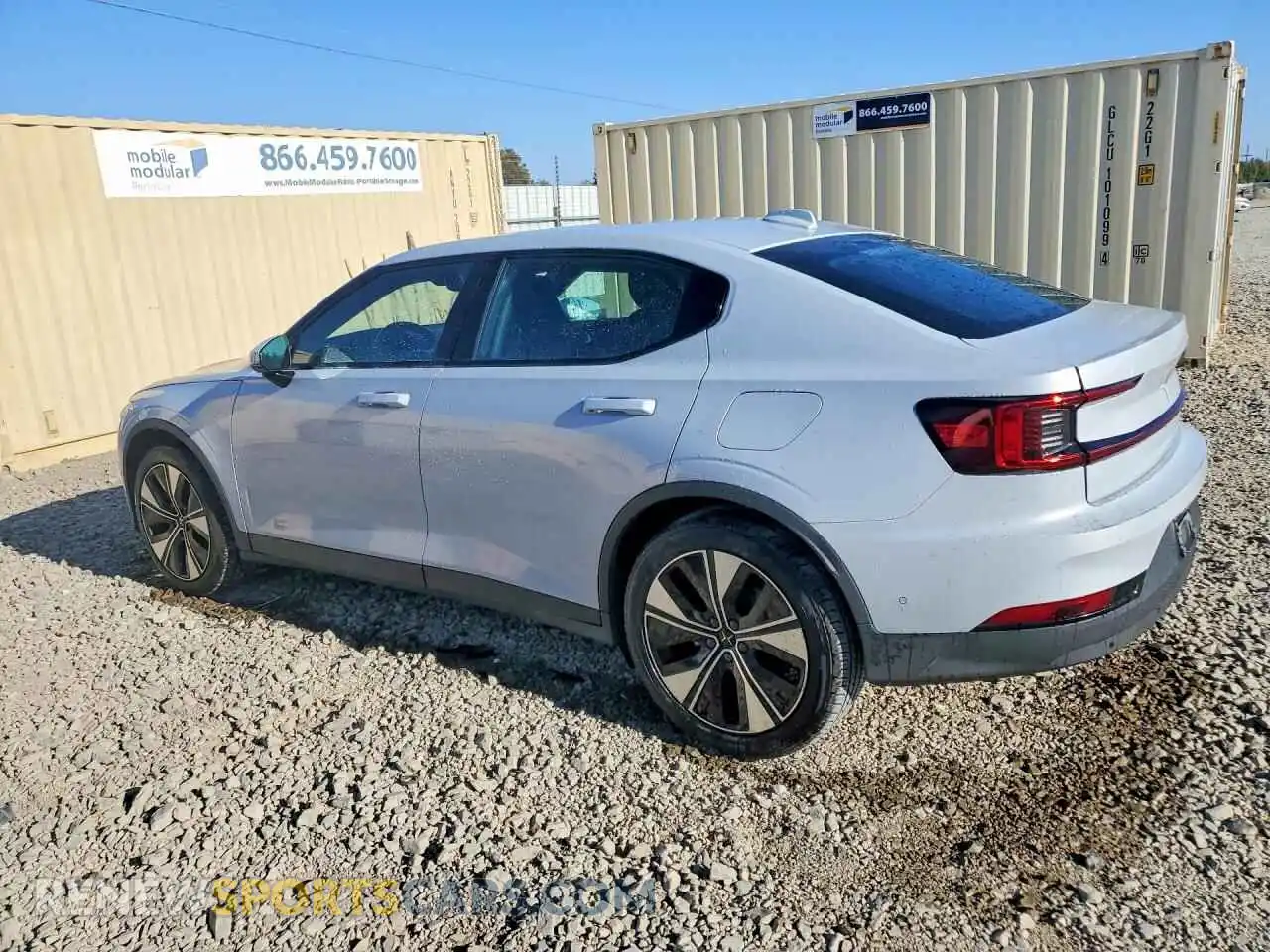 2 fotografías del automóvil dañado YSMEG3KA0PL141222 POLESTAR 2 2023