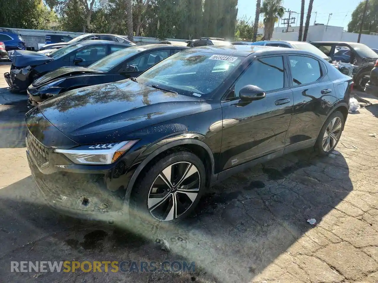 1 Photograph of a damaged car YSMEG3KA3PL142655 POLESTAR 2 2023