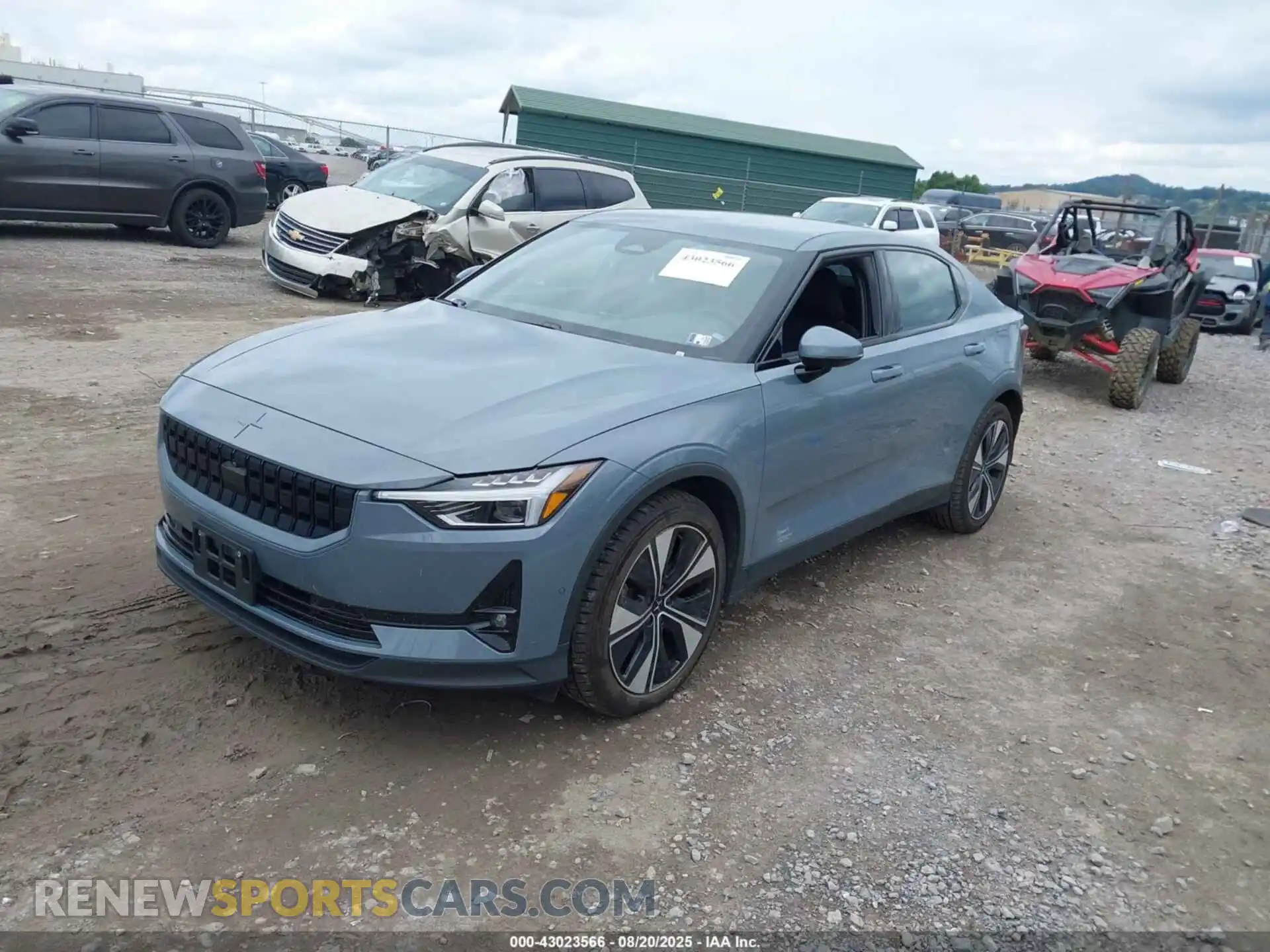 2 Photograph of a damaged car YSMEG3KA3PL159164 POLESTAR 2 2023