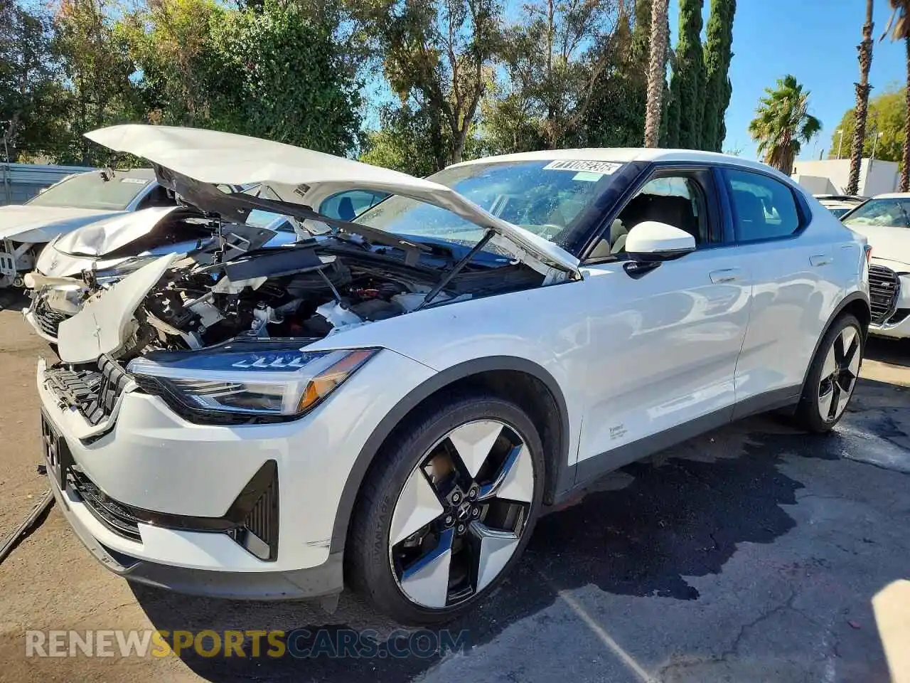 1 fotografías del automóvil dañado YSMEG3KA4PL141322 POLESTAR 2 2023
