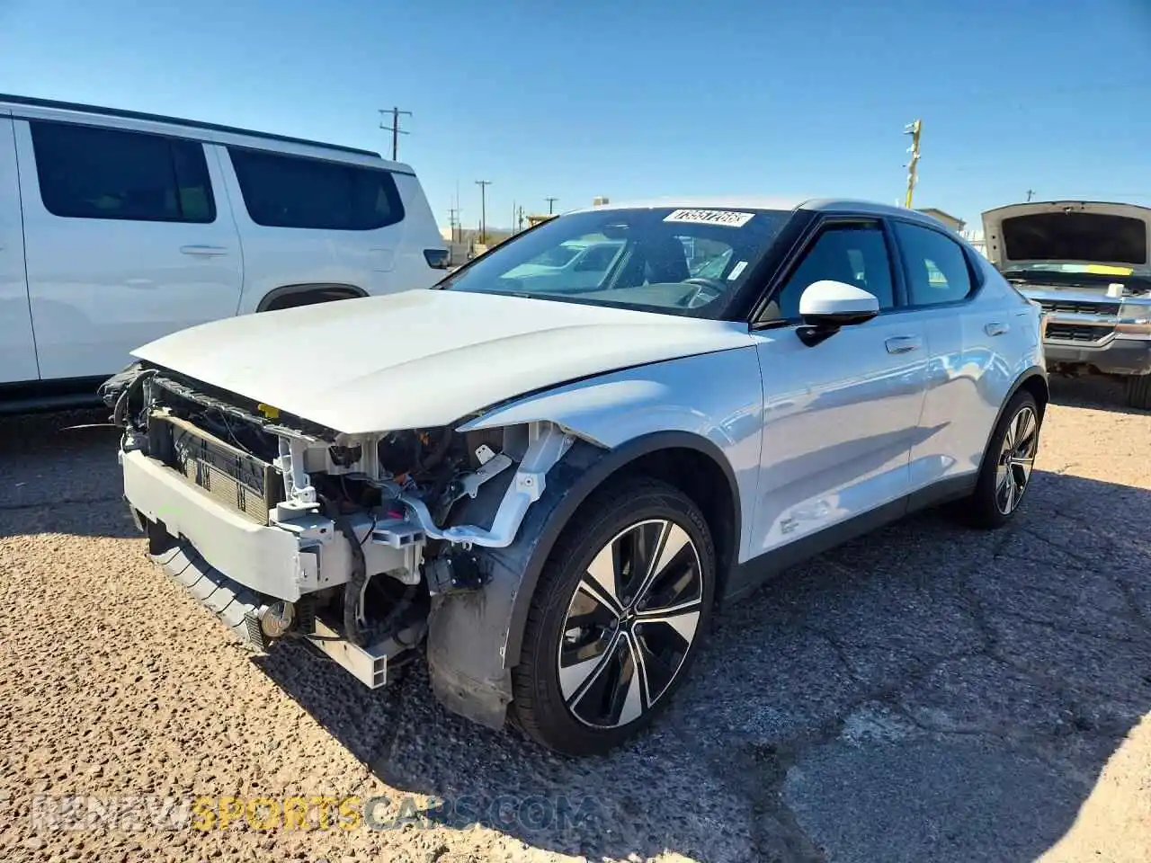 1 Photograph of a damaged car YSMEG3KA6PL157750 POLESTAR 2 2023