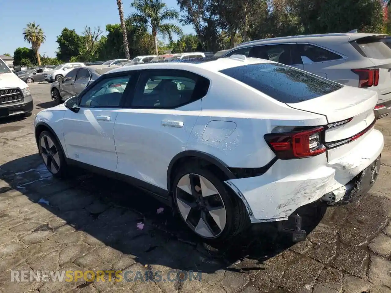 2 Photograph of a damaged car YSMEG3KA7PL129570 POLESTAR 2 2023