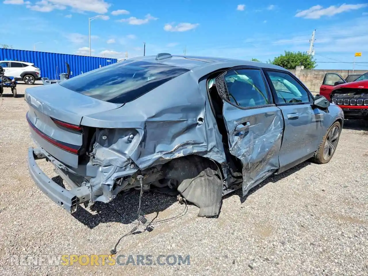 3 Photograph of a damaged car YSMEG3KA7PL140679 POLESTAR 2 2023
