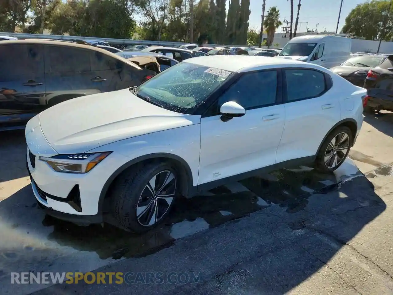 1 Photograph of a damaged car YSMEG3KA7PL146482 POLESTAR 2 2023