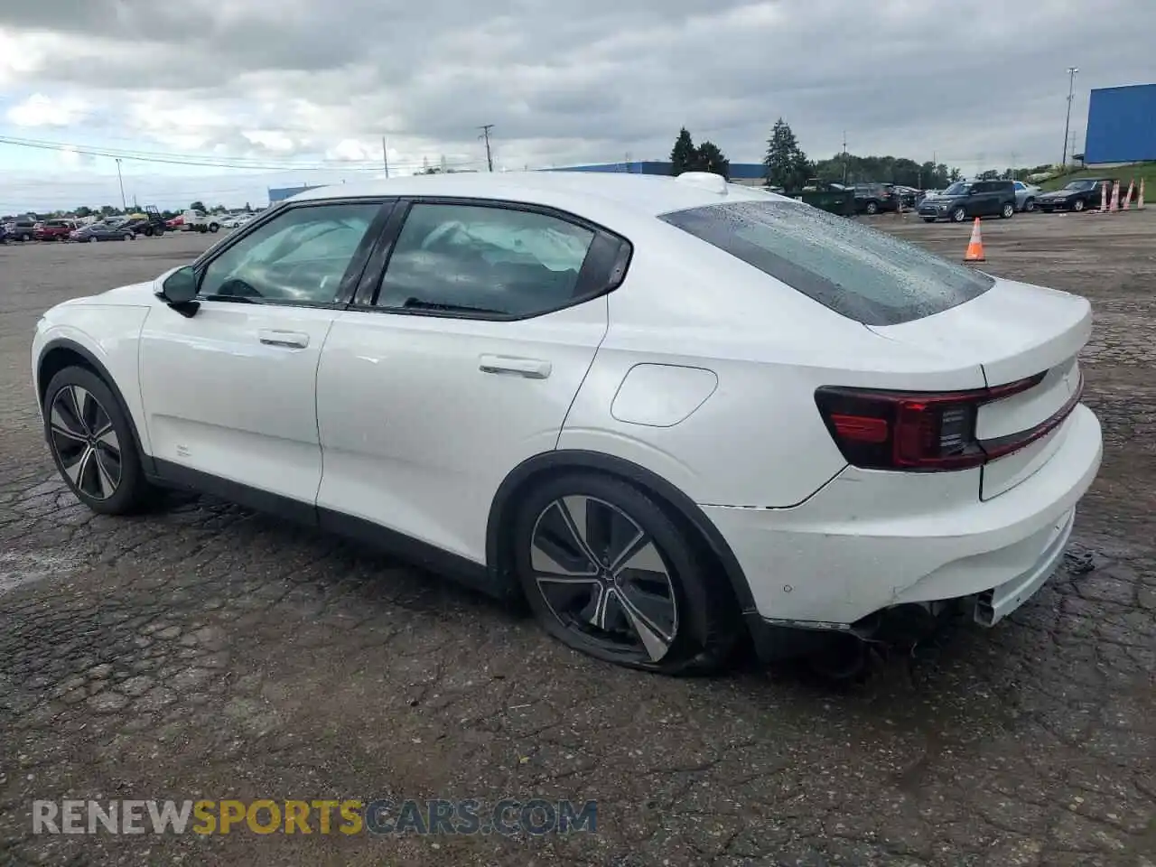 2 Photograph of a damaged car YSMEG3KA7PL157059 POLESTAR 2 2023