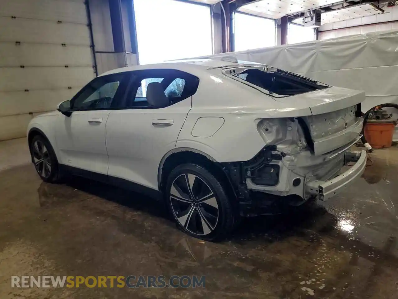 2 fotografías del automóvil dañado YSMEG3KA8PL137032 POLESTAR 2 2023
