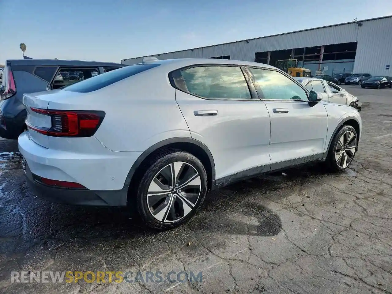 3 fotografías del automóvil dañado YSMEG3KA8PL140996 POLESTAR 2 2023