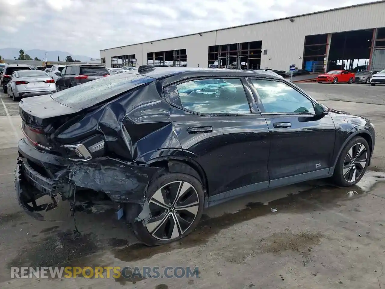 3 Photograph of a damaged car YSMEG3KA8PL145048 POLESTAR 2 2023